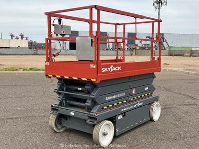 2007 Skyjack SJIII4626 26' Electric Scissor Lift Man Aerial Platform bidadoo