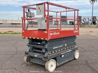 2007 Skyjack SJIII4626 26' Electric Scissor Lift Man Aerial Platform bidadoo
