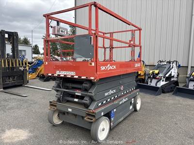 2019 Skyjack SJIII 4626 26' Electric Scissor Lift Man Aerial Platform bidadoo