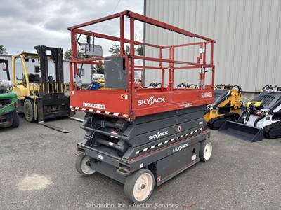 2019 Skyjack SJIII 4626 26' Electric Scissor Lift Man Aerial Platform bidadoo