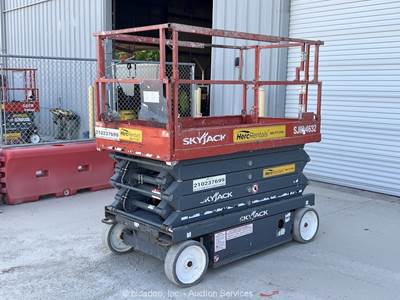 2018 Skyjack SJIII-4632 32' Electric Scissor Lift Man Aerial Platform bidadoo