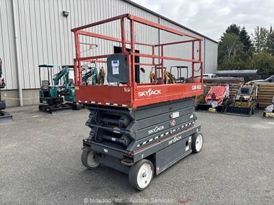 2018 Skyjack SJIII-4632 32' Electric Scissor Lift Man Aerial Platform bidadoo