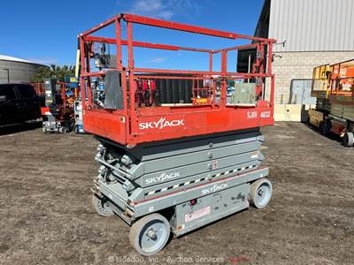 2017 Skyjack SJIII-4632 32' Electric Scissor Lift Man Aerial Platform bidadoo
