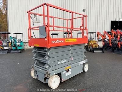 2018 Skyjack SJIII-4740 40' Electric Scissor Lift Man Aerial Platform bidadoo