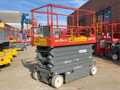 2018 Skyjack SJIII-4740 40' Electric Scissor Lift Man Aerial Platform bidadoo