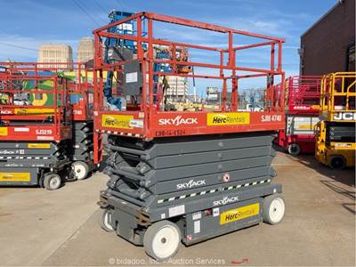 2017 Skyjack SJIII-4740 40' Electric Scissor Lift Man Aerial Platform bidadoo