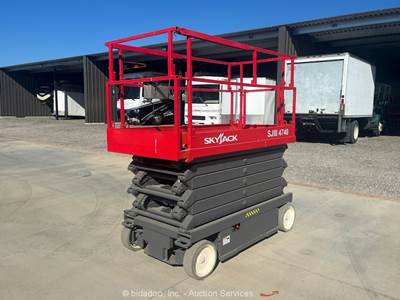 Skyjack SJIII-4740 40' Electric Scissor Lift Man Aerial Platform Manlift bidadoo