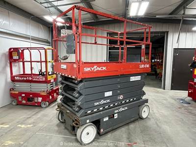 2018 Skyjack SJIII4740 40' Electric Scissor Lift Man Aerial Platform bidadoo