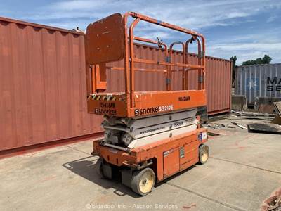 2017 Snorkel S 3219 E 19' Electric Scissor Lift Man Aerial Platform bidadoo