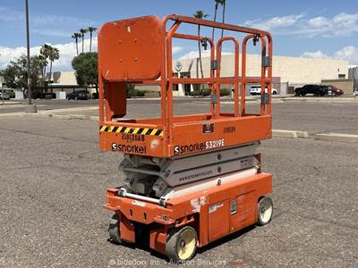2018 Snorkel S 3219 E 19' Electric Scissor Lift Man Aerial Work Platform bidadoo