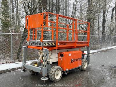 2019 Snorkel S2255RT V6 20' Rough Terrain Aerial Scissor Diesel bidadoo -Repair