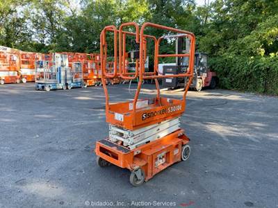 2019 Snorkel S3010E 10' Electric Scissor Lift Man Aerial Platform 24V bidadoo