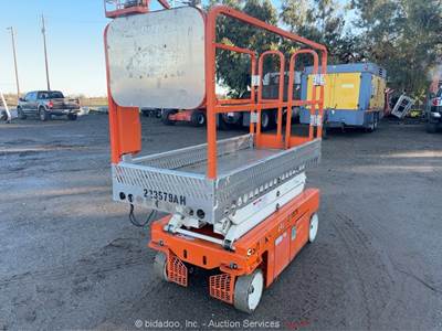 2019 Snorkel S3215L 15' Electric Scissor Lift Man Aerial Work Platform bidadoo