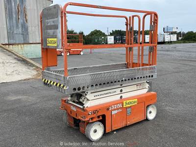 2019 Snorkel S3215L 15' Electric Scissor Lift Man Aerial Platform 24V bidadoo