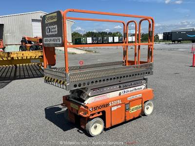 2020 Snorkel S3215L 15' Electric Scissor Lift Aerial Platform Manlift bidadoo