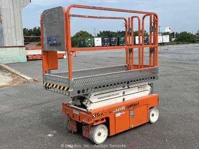 2019 Snorkel S3215L 15' Electric Scissor Lift Aerial Platform Manlift bidadoo