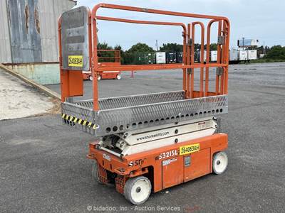 2019 Snorkel S3215L 15' Electric Scissor Lift Man Aerial Platform 24V bidadoo