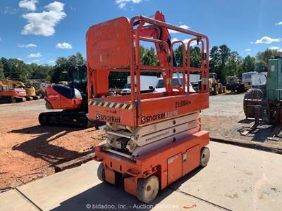2018 Snorkel S3219E 19' Electric Scissor Lift Man Aerial bidadoo -Repair
