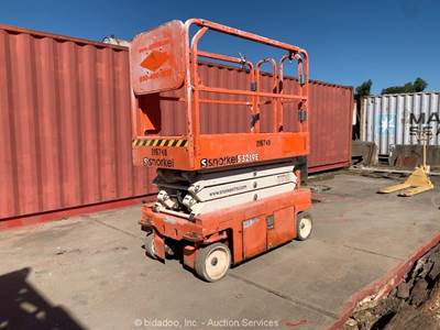 2018 Snorkel S3219E 19' Electric Scissor Lift Aerial Manlift Platform bidadoo
