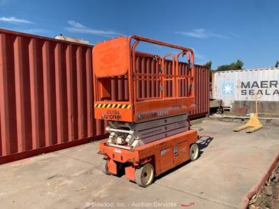 2018 Snorkel S3219E 19' Electric Scissor Lift Aerial Manlift Platform bidadoo