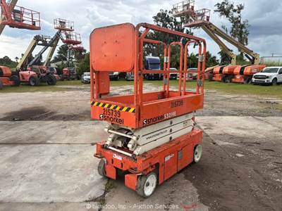 2018 Snorkel S3219E 19' Electric Scissor Lift Man Aerial Work Platform bidadoo