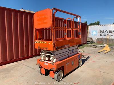 2018 Snorkel S3219E 19' Electric Scissor Lift Manlift Aerial Platform bidadoo