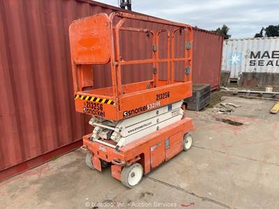 2018 Snorkel S3219E 19' Electric Scissor Lift Aerial Manlift Platform bidadoo