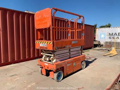 2018 Snorkel S3219E 19' Electric Scissor Lift Aerial Manlift Platform bidadoo