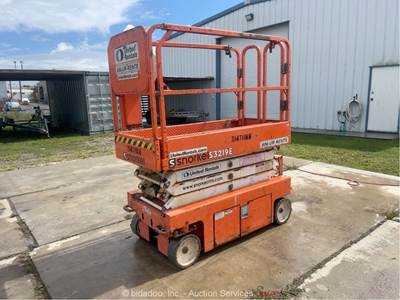 2018 Snorkel S3219E 19' Electric Scissor Lift Man Aerial Work Platform bidadoo