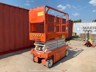 2018 Snorkel S3219E 19' Electric Scissor Lift Aerial Manlift Platform bidadoo