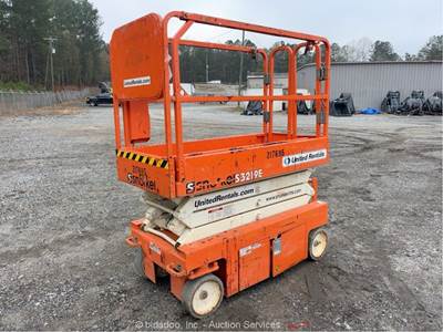 2018 Snorkel S3219E 19' Electric Scissor Lift Aerial Manlift Platform bidadoo