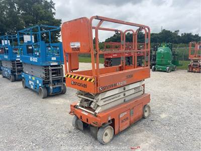 2017 Snorkel S3219E 19' Electric Scissor Lift Man Aerial Work Platform bidadoo