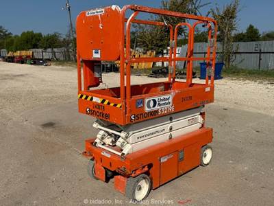 2020 Snorkel S3219E 19' Electric Scissor Lift Aerial Platform Manlift bidadoo