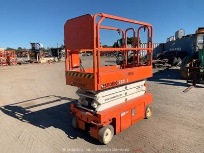 2018 Snorkel S3219E 19' Electric Scissor Lift Aerial Manlift Platform bidadoo