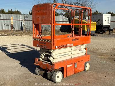 2017 Snorkel S3219E 19' Electric Scissor Lift Aerial Platform Manlift bidadoo