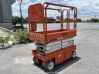2018 Snorkel S3219E 19' Electric Scissor Lift Aerial Platform Manlift bidadoo