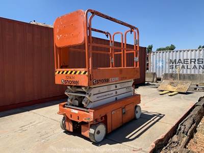 2019 Snorkel S3219E 19' Electric Scissor Lift Manlift Aerial Platform bidadoo