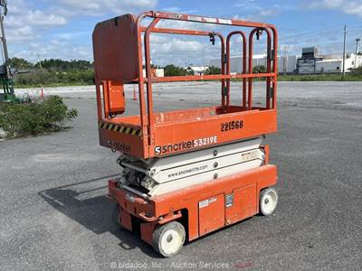2019 Snorkel S3219E 19' Electric Scissor Lift Man Aerial Platform bidadoo