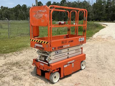 2020 Snorkel S3219E 19' Electric Scissor Lift Man Aerial Platform bidadoo