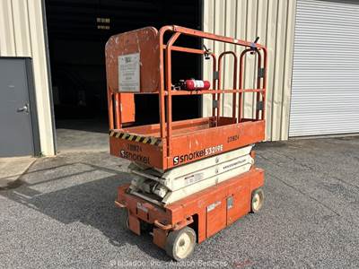 2019 Snorkel S3219E 19' Electric Scissor Lift Mobile Aerial Platform bidadoo