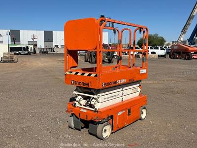 2016 Snorkel S3219E 19' Electric Scissor Lift Man Aerial Platform bidadoo
