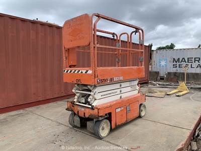 2017 Snorkel S3219E 19' Electric Scissor Lift Man Aerial Platform bidadoo