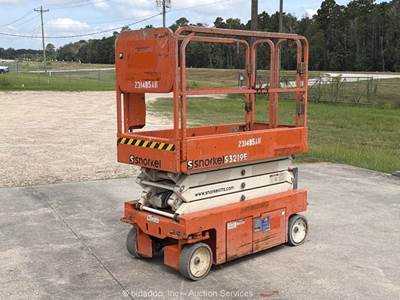 2019 Snorkel S3219E 19' Electric Scissor Lift Mobile Aerial Platform bidadoo