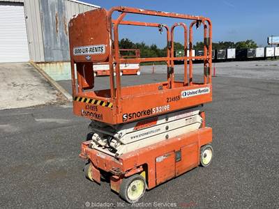 2019 Snorkel S3219E 19' Electric Scissor Lift Manlift Aerial Platform bidadoo