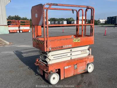 2018 Snorkel S3219E 19' Electric Scissor Lift Manlift Aerial Platform bidadoo