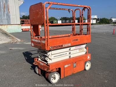 2018 Snorkel S3219E 19' Electric Scissor Lift Manlift Aerial Platform bidadoo