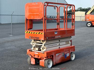 2019 Snorkel S3219E 19' Electric Scissor Lift Man Aerial Platform bidadoo