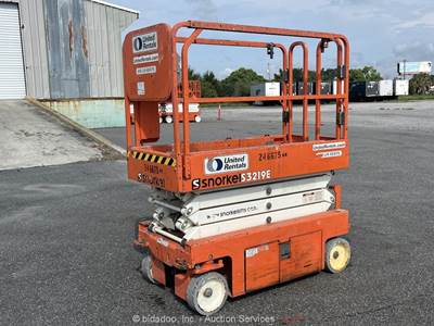 2020 Snorkel S3219E 19' Electric Scissor Lift Mobile Aerial Platform bidadoo