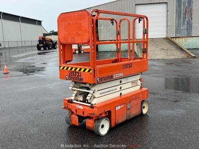 2018 Snorkel S3219E 19' Electric Scissor Lift Manlift Aerial Platform bidadoo