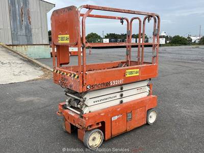 2018 Snorkel S3219E 19' Electric Scissor Lift Aerial Platform Manlift bidadoo